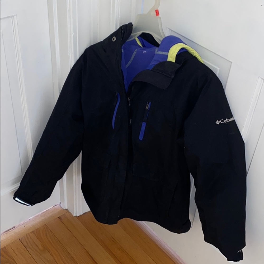 Columbia winter jacket: rain and snow